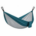 Amaca da Campeggio in Tessuto Blu e Grigio 270x140 cm