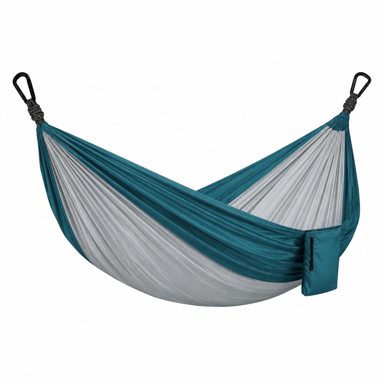 Amaca da Campeggio in Tessuto Blu e Grigio 270x140 cm